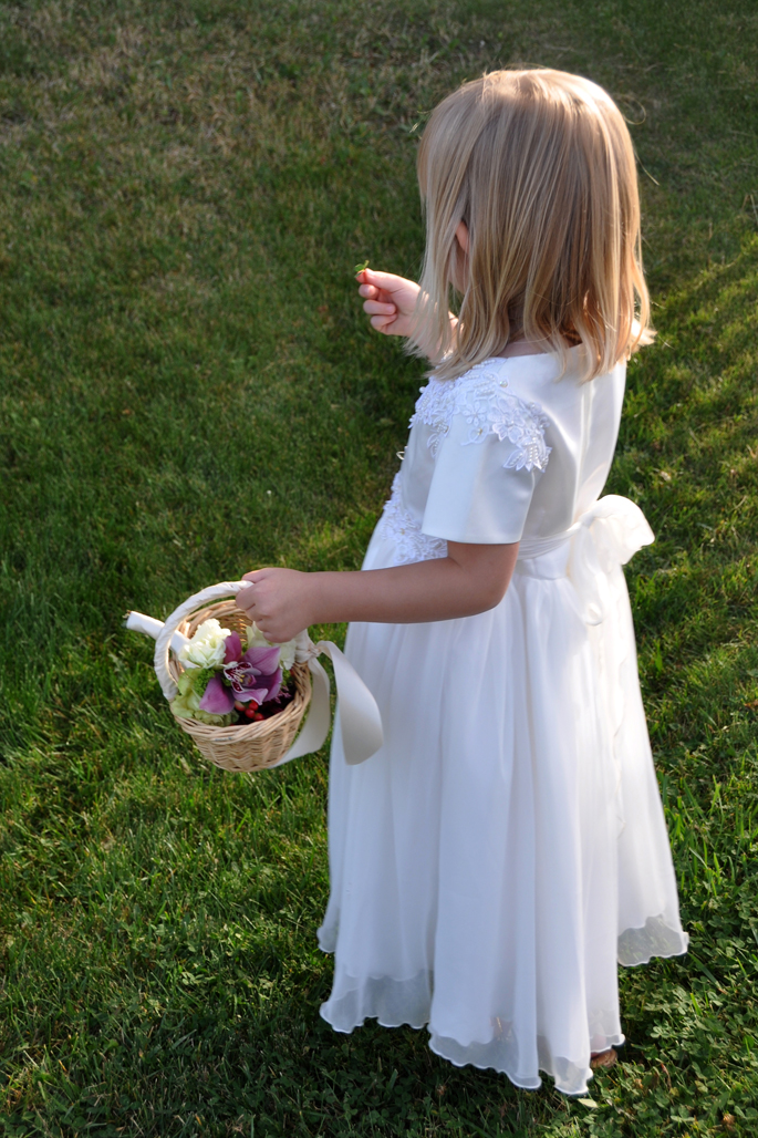 Flower Girl at Melissa's Wedding 8